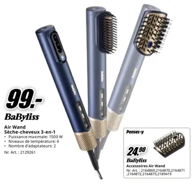 Offre: Air Wand Sèche-cheveux 3-en-1