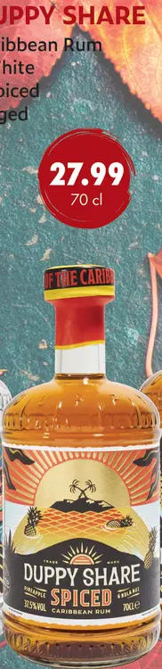 Aanbieding: Duppy Share Caribbean Rum Spiced
