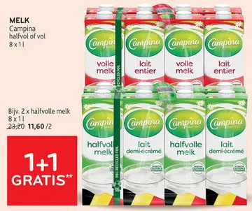 Aanbieding: Melk halfvol of vol