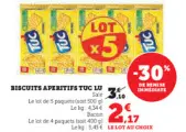 Offre: Biscuits aperitifs