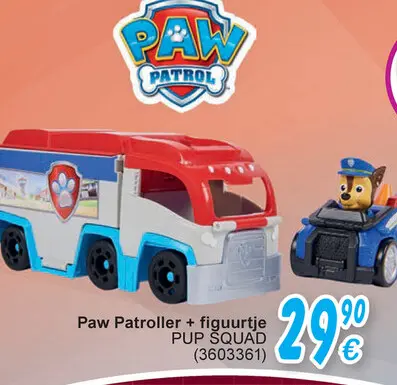 Promotie: Paw Patroller + figuurtje PUP SQUAD