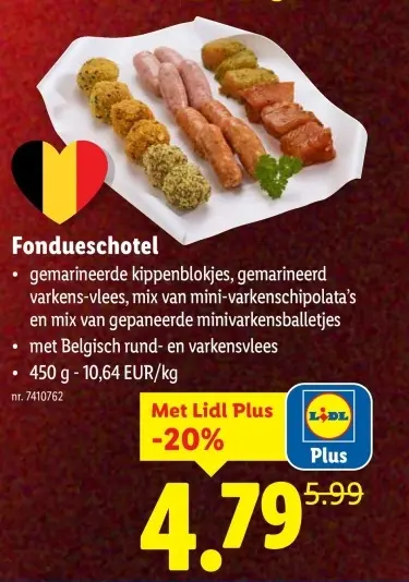 Promotie: Fondueschotel