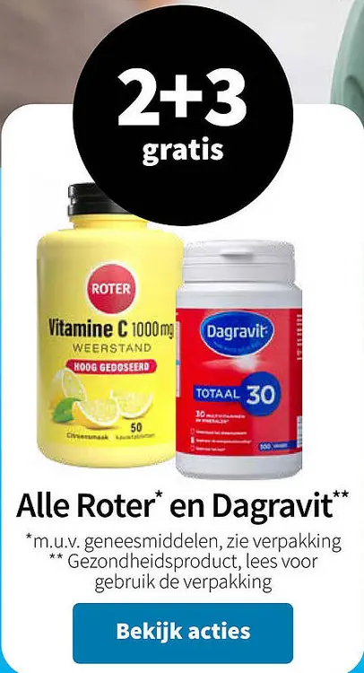 Aanbieding: Vitamine C 1000mg en TOTAAL 30