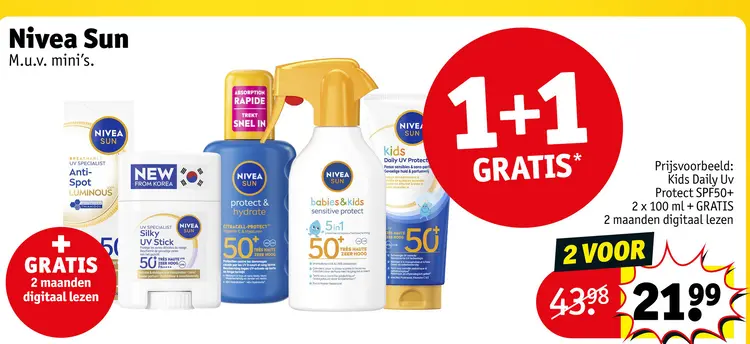 Aanbieding: Nivea Sun
