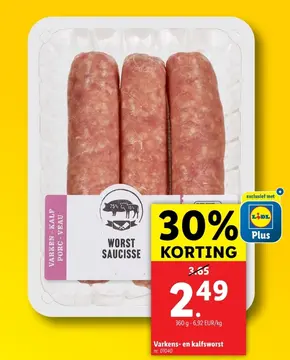 Aanbieding: Verse worst grof