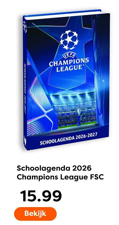 Aanbieding: Schoolagenda 2026 Champions League FSC