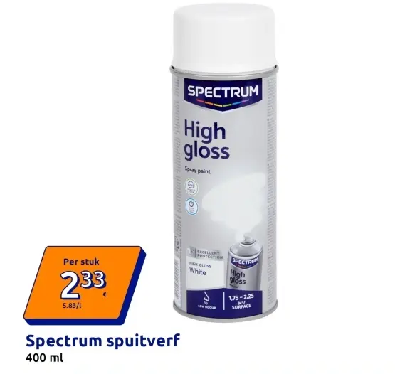 Promotie: Spuitverf