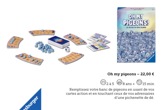 Offre: Oh my pigeons