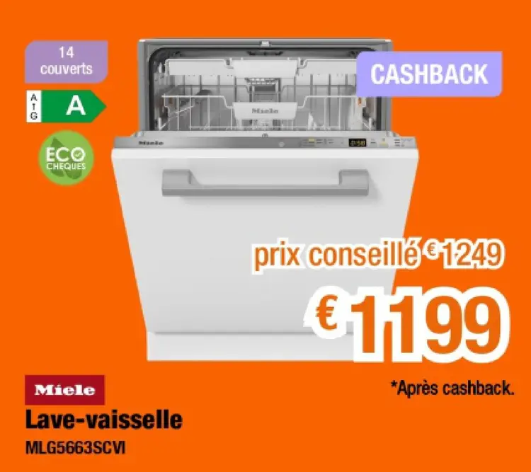 Offre: Lave-vaisselle