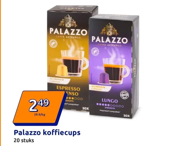 Aanbieding: Palazzo koffiecups