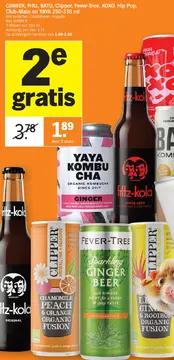 Aanbieding: GIMBER, Fritz, BATO, Clipper, Fever-Tree, XOX