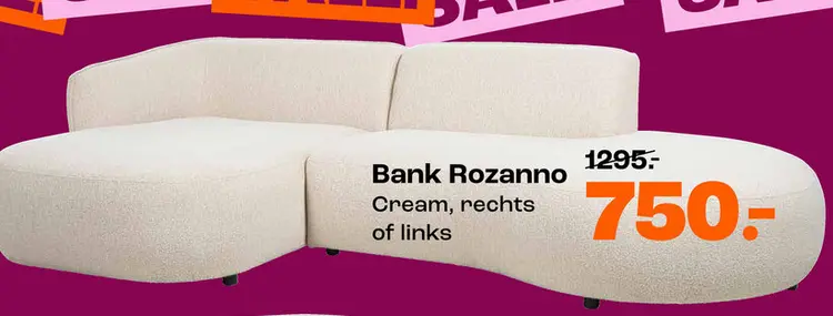 Aanbieding: Bank Rozanno