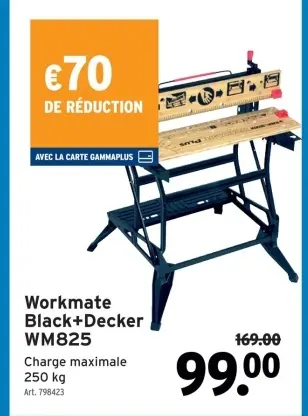 Offre: Workmate WM825
