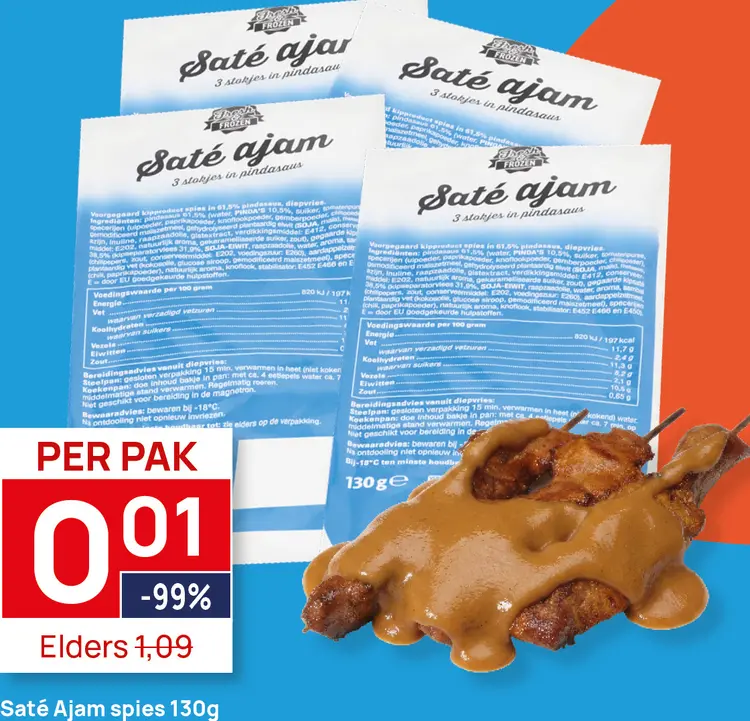 Aanbieding: Saté Ajam spies