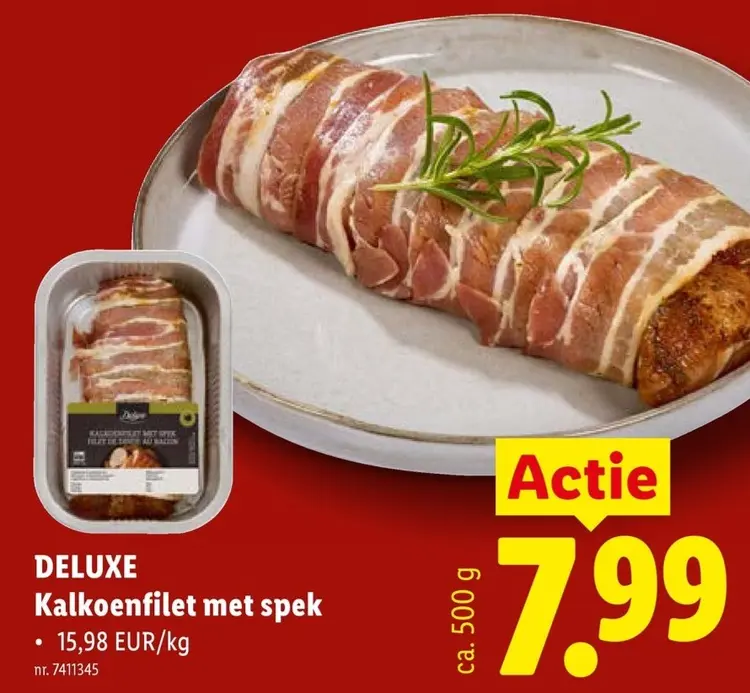 Promotie: Deluxe Kalkoenfilet met spek