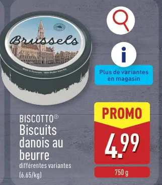 Offre: Biscuits danois au beurre