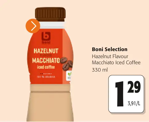 Offre: Hazelnut Macchiato Iced Coffee