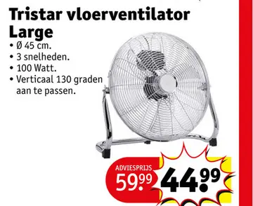 Aanbieding: Tristar vloerventilator Large