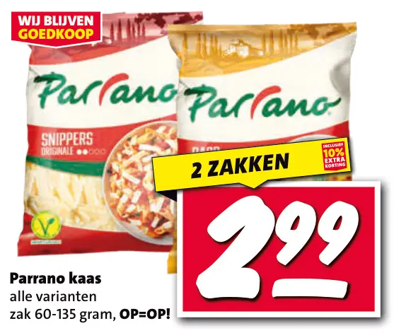 Aanbieding: Parrano kaas