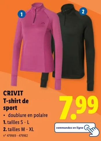 Offre: T-shirt de sport