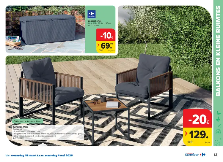 Promotie: Tuinsalon Ozea