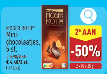 Promotie: Mini-chocolaatjes