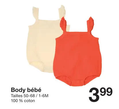 Offre: Body bébé