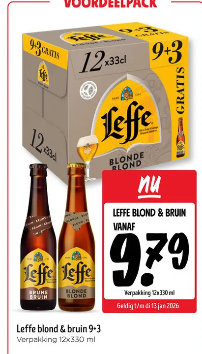 Promotie: Leffe blond & bruin