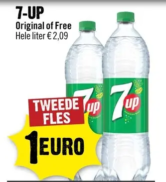 Aanbieding: 7-UP Original of Free