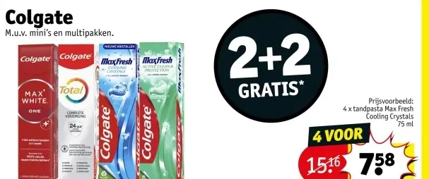 Promotie: Colgate tandpasta