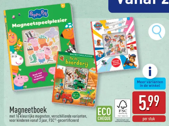 Promotie: Magneetboek