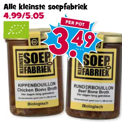 Aanbieding: Alle kleinste soepfabriek