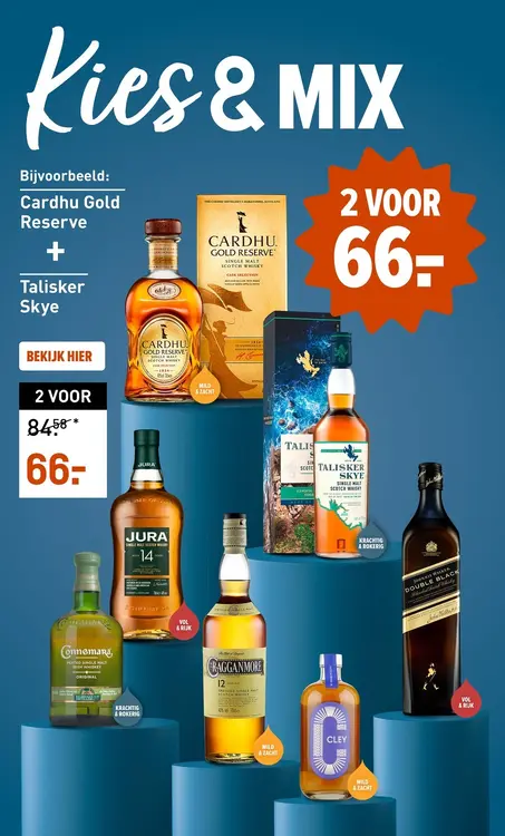 Aanbieding: Kies & Mix Whisky