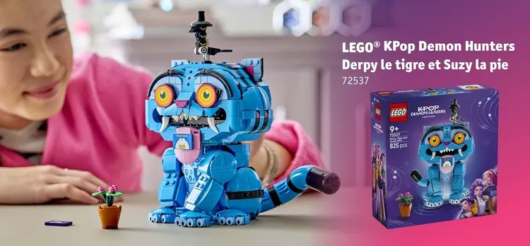 Offre: LEGO® KPop Demon Hunters Derpy le tigre et Suzy la pie