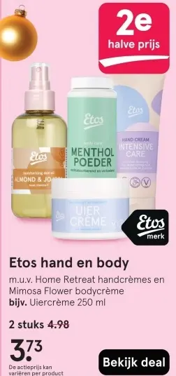 Aanbieding: Etos hand en body