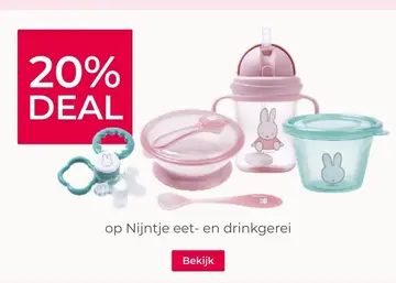 Aanbieding: Nijntje eet- en drinkgerei