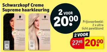 Aanbieding: Schwarzkopf Creme Supreme haarkleuring