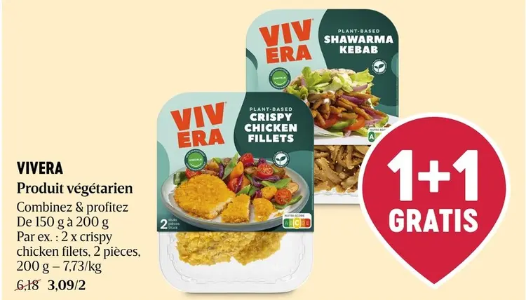 Offre: Produit végétarien
