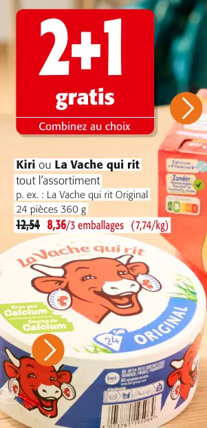 Offre: Kiri ou La Vache qui rit