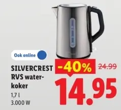 Aanbieding: RVS waterkoker