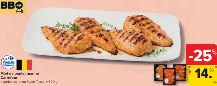 Offre: Filet de poulet mariné