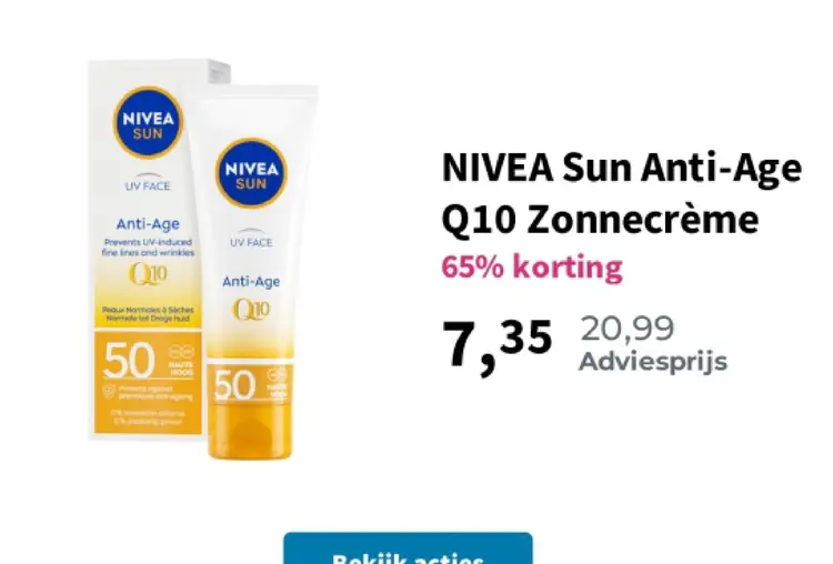 Aanbieding: Sun Anti-Age Q10 Zonnecrème