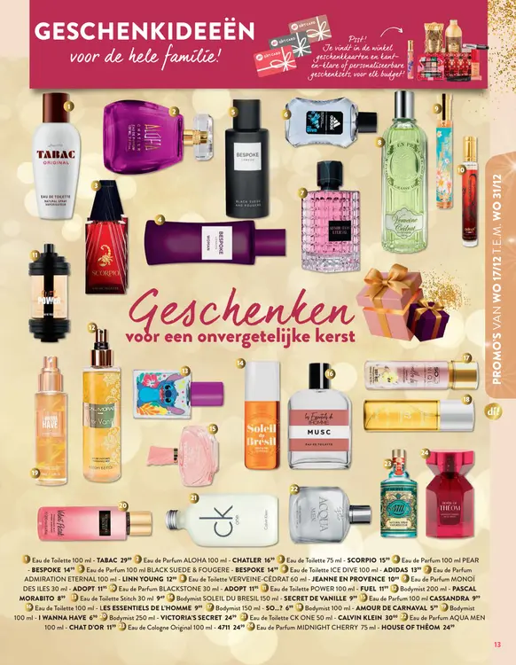 Promotie: Eau de Toilette