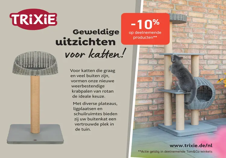 Promotie: Weerbestendige krabpalen van rotan
