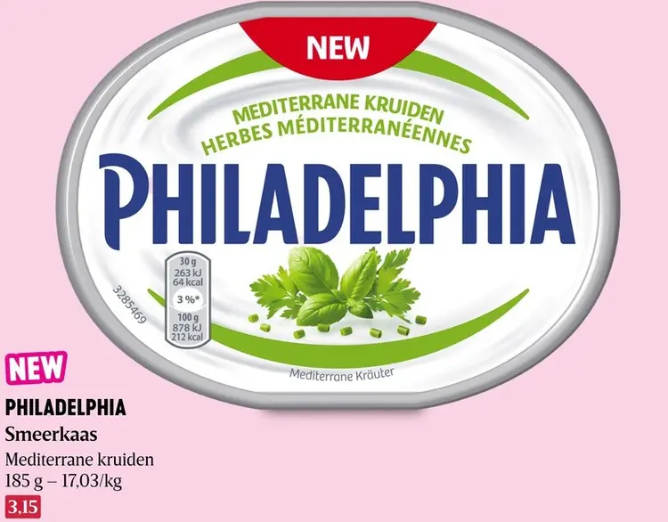 Promotie: Smeerkaas Mediterrane kruiden