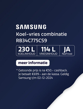 Aanbieding: Samsung RB34C775CS9/EF