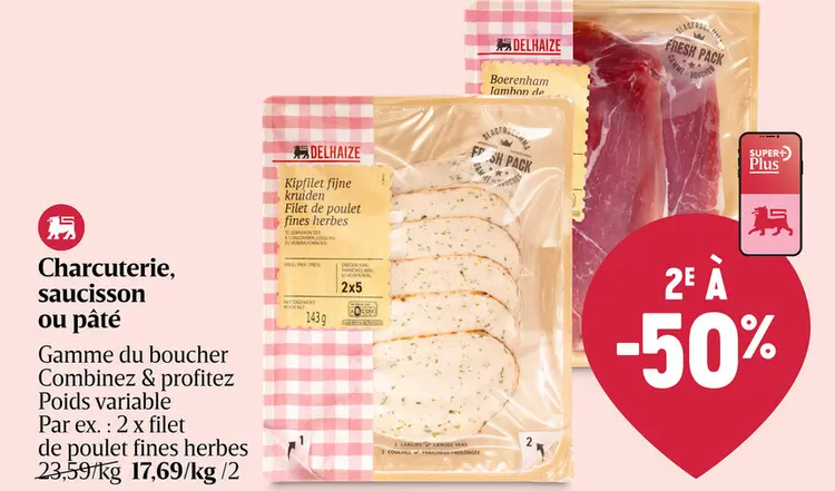 Offre: Charcuterie, saucisson ou pâté