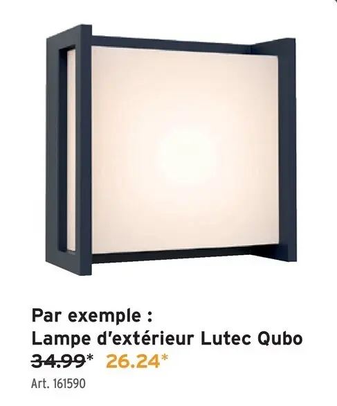 Offre: Lutec Qubo