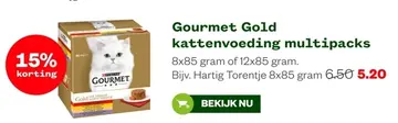 Aanbieding: Gourmet Gold kattenvoeding multipacks