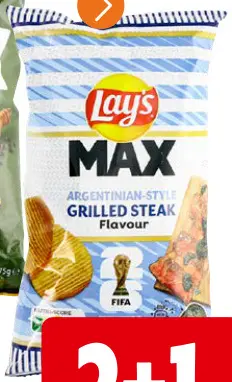 Promotie: Lay's MAX Argentinian-Style Grilled Steak Flavour